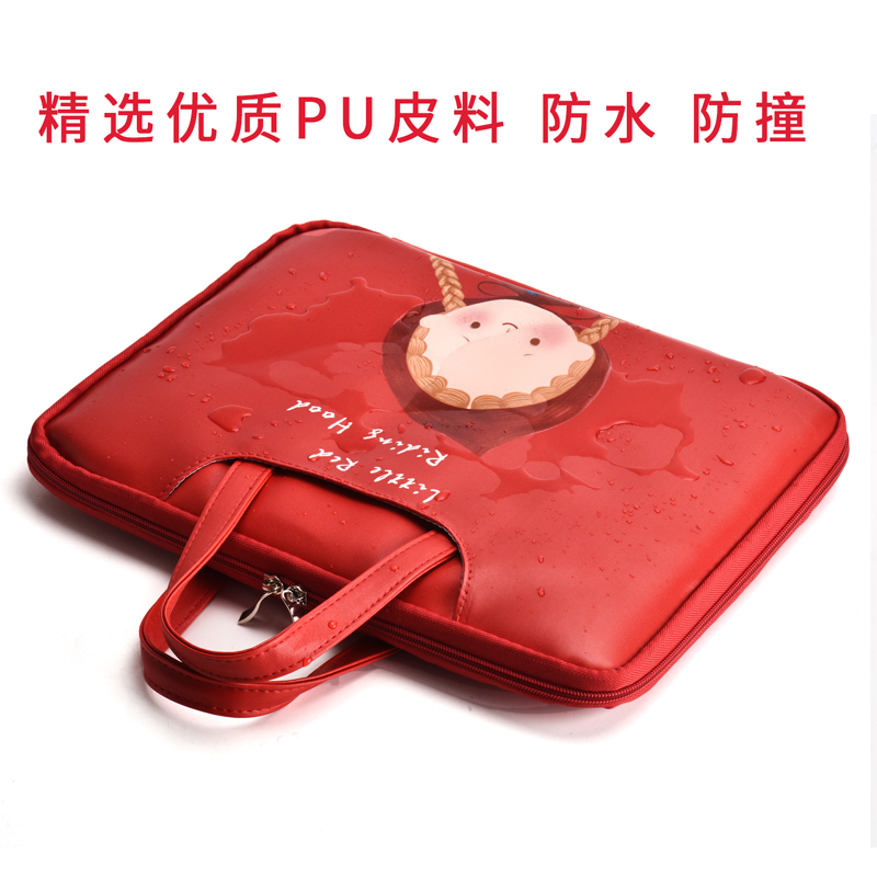 Túi xách nữ thời trang dễ thương Huawei matebook kê HP Apple macbook Dell Lenovo 11/12 / 13.3 / 13/1415 / 15.6 inch túi máy tính mỏng chống nước xe đẩy với - Phụ kiện máy tính xách tay túi đựng tablet