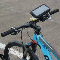 Bike phone frame touch screen mobile phone bracket waterproof phone bracket riding mobile phone bag Rain proof water big number