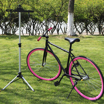 Floor-type bike rack bike parking frame adjustable height multifunction display frame repair frame