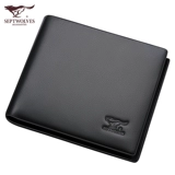 Septwolves, мужской бумажник, кошелек, из натуральной кожи, подарок на день рождения