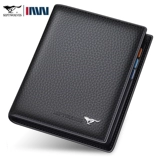 Septwolves, мужской бумажник, кошелек, кожаный картхолдер, из натуральной кожи, воловья кожа