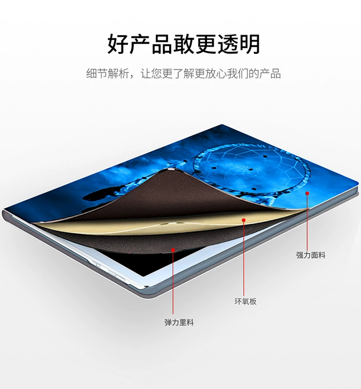 Chơi Huawei vinh quang tấm bao da 9.6 inch áo bảo vệ AGS-L / W09 vỏ gói máy tính rơi biên giới - Phụ kiện máy tính bảng