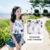 Áo tắm nữ ba mảnh Hàn Quốc bảo thủ ngực nhỏ tập hợp gợi cảm chia tay mùa xuân nóng bỏng che bụng đồ bơi giảm béo - Bộ đồ bơi hai mảnh áo bơi 2 mảnh kín đáo Bộ đồ bơi hai mảnh