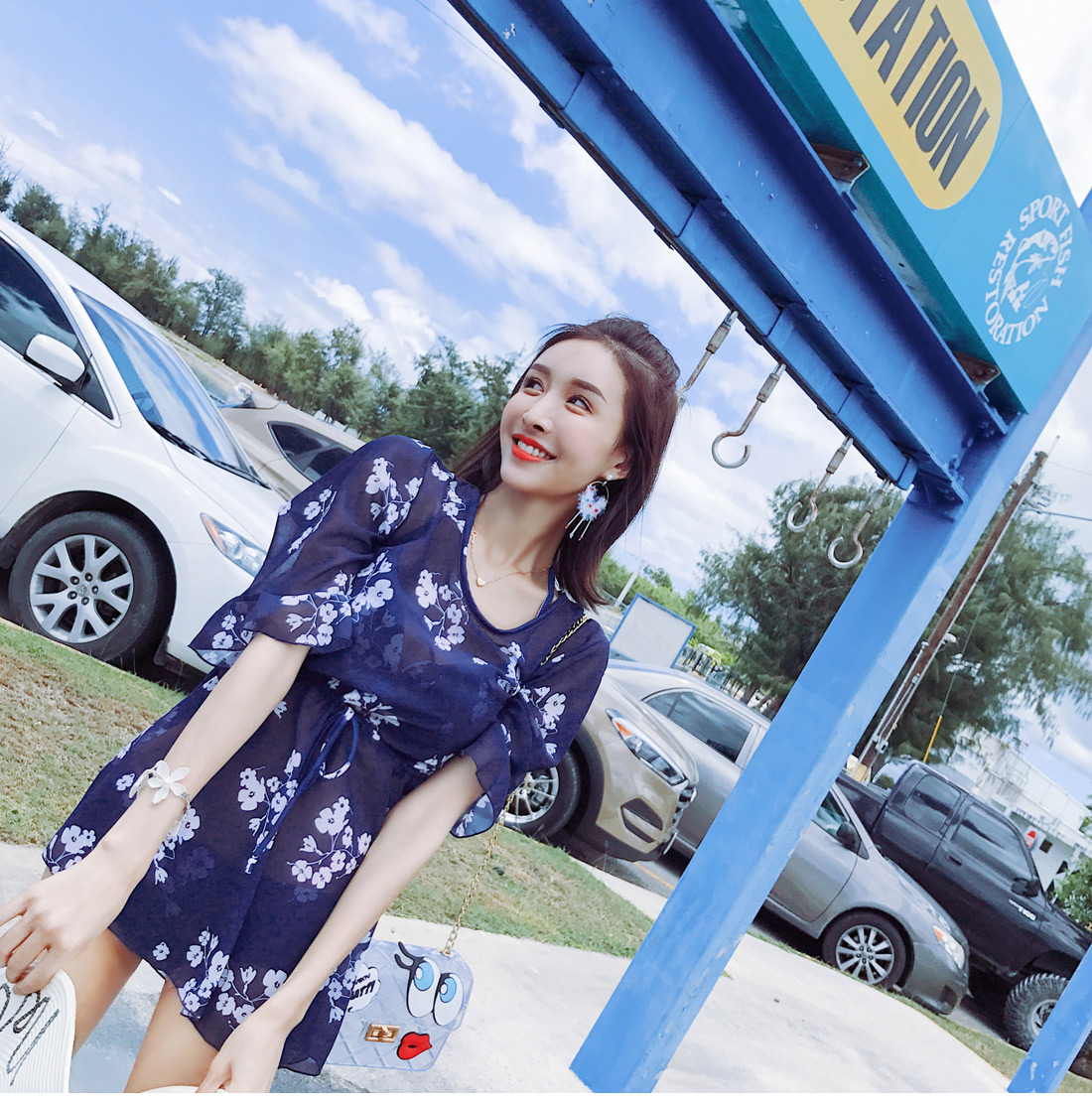 Bikini bikini ba điểm gợi cảm áo tắm nữ ngực nhỏ tụ tập áo blouse bên bờ biển áo tắm nữ bảo thủ - Bikinis áo tắm cao cấp