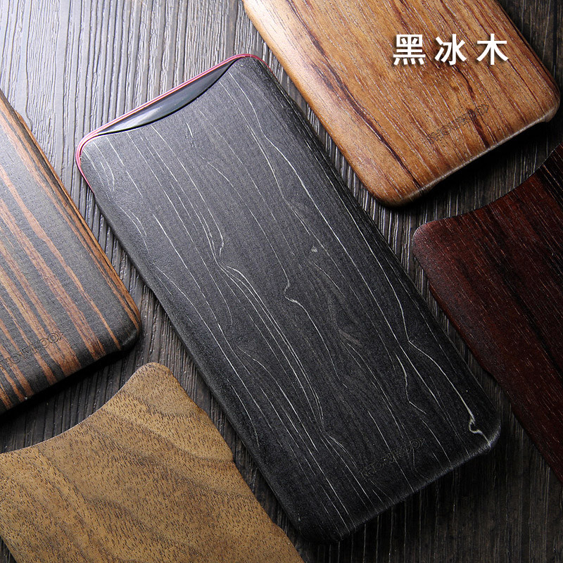 SHOWKOO Kevlar Natural Wood Ultra Slim Case Cover for OPPO Find X