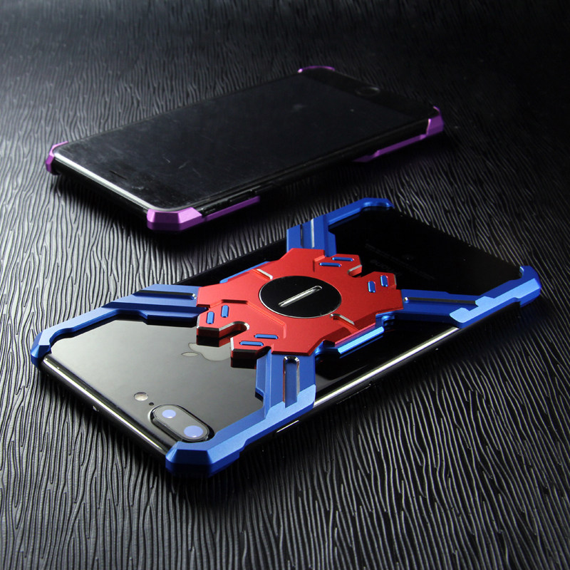 Kylin Armor Heroes Bracket Aluminum Metal Shell Case Cover for Apple iPhone 8 Plus & iPhone 8 & iPhone 7 Plus & iPhone 7 & iPhone 6S Plus & iPhone 6S & iPhone 6 Plus & iPhone 6