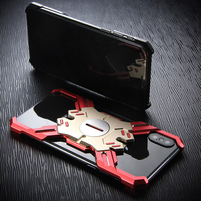 Kylin Armor Heroes Bracket Aluminum Metal Shell Case Cover for Apple iPhone XS Max & iPhone XR & iPhone XS & iPhone X