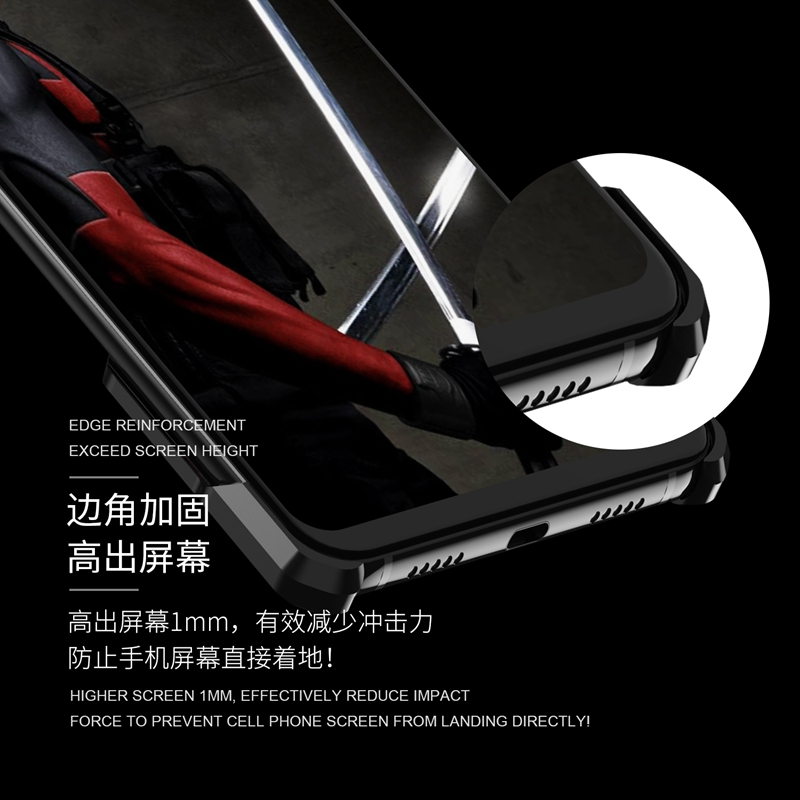 Kylin Armor Heroes Bracket Aluminum Metal Shell Case Cover for Xiaomi Mi 8 Explorer & Xiaomi Mi 8