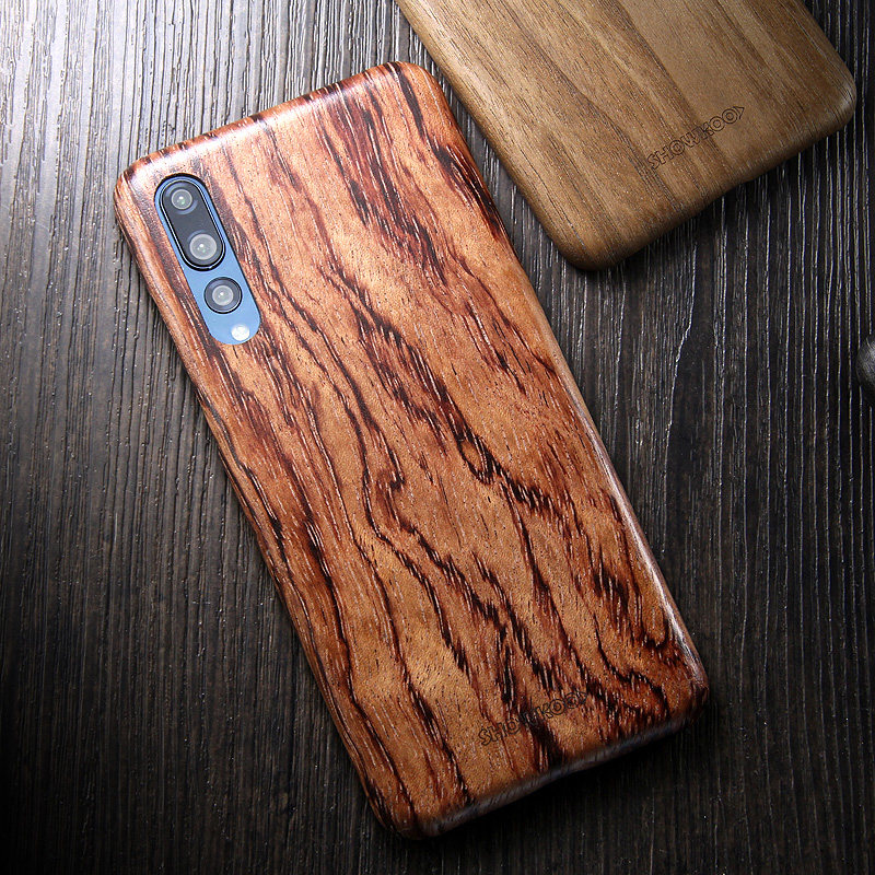 SHOWKOO Kevlar Natural Wood Ultra Slim Case Cover for Huawei P20 & Huawei P20 Pro