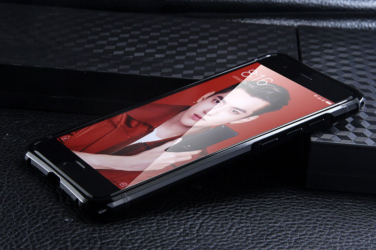 iy Rainbow Aluminum Metal Bumper Dazzle PC Back Cover Case for Xiaomi Mi Note 3