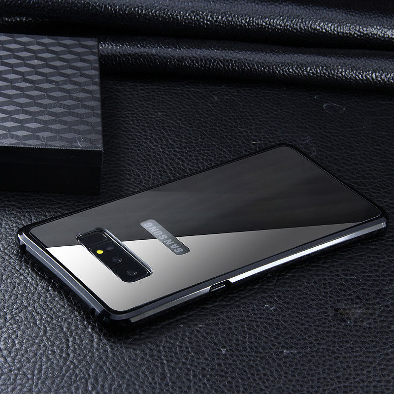 iy Rainbow Aluminum Metal Bumper Dazzle PC Back Cover Case for Samsung Galaxy Note 8