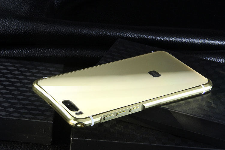 iy Rainbow Aluminum Metal Bumper Dazzle PC Back Cover Case for Xiaomi Mi Note 3