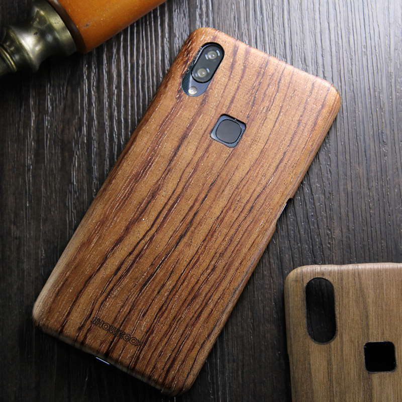 SHOWKOO Kevlar Natural Wood Ultra Slim Case Cover for vivo NEX S & vivo NEX A