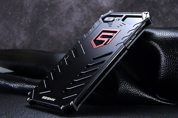 SEISMIK S-ONE Armor Man Shockproof Aluminum Shell Metal Case Cover for Apple iPhone 6S Plus/6 Plus & iPhone 6S/6