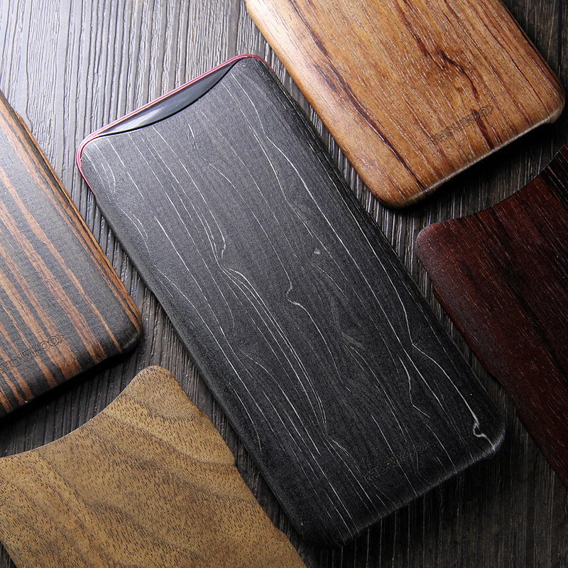 SHOWKOO Kevlar Natural Wood Ultra Slim Case Cover for OPPO Find X