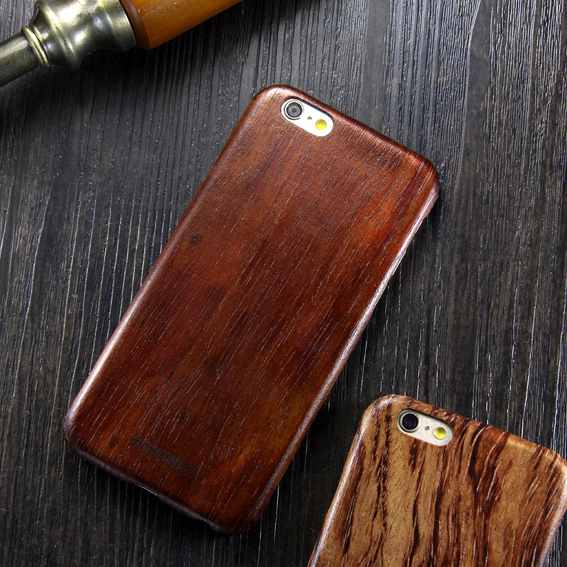 SHOWKOO Kevlar Natural Wood Ultra Slim Case Cover for Apple iPhone 6S Plus/6 Plus & iPhone 6S/6