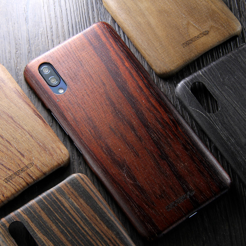 SHOWKOO Kevlar Natural Wood Ultra Slim Case Cover for vivo NEX S & vivo NEX A