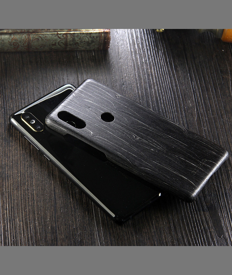 SHOWKOO Kevlar Natural Wood Ultra Slim Case Cover for Xiaomi Mi MIX 2S