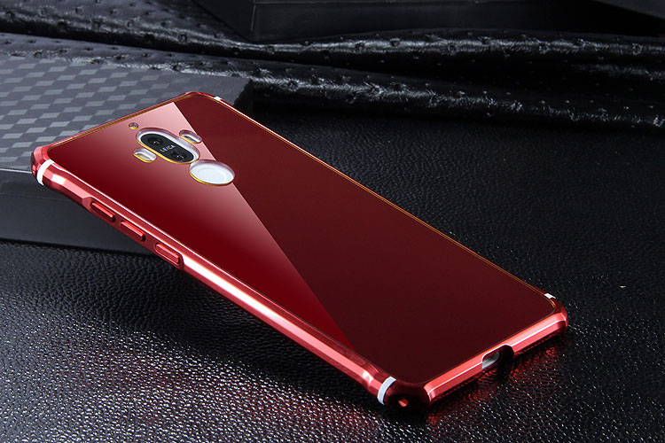 iy Rainbow Aluminum Metal Bumper Dazzle PC Back Cover Case for Huawei Mate 9 & Huawei Mate 9 Pro & Huawei Mate 9 Porsche Design