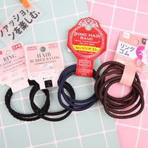 Japan DAISO Daiso elastic hair elastic hair band hair rope 2 pieces into good quality hair band Daiso rubber band