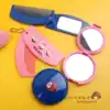 Japan DAISO sumo and Wind Dharma Portable foldable comb Cute makeup mirror magnifying glass