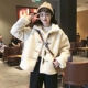 Right Mi 2018 Winter Hàn Quốc Dongdaemun Lamb Mao Niujiao Áo len ngắn nữ dễ thương áo khoác vest nữ