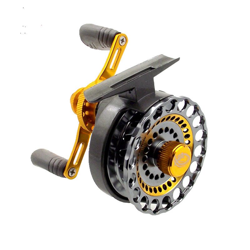 Double fish raft 60 raft rod wheel micro lead wheel raft rod wheel valve wheel SY60 with leaky raft wheel front beating wheel ice fishing fishing wheel