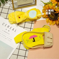 Большой рот утиный ремень для волос+маленький зонт -свитер+белая сумка