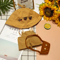 Шляпа младшего брата+хаки брюки+коричневая сумка