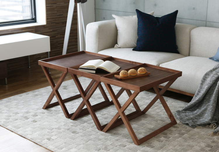 Bắc Âu nhỏ gọn tạp chí phong cách bảng sofa bảng bên góc một vài điện thoại của một vài nhỏ bàn trà bàn đồ nội thất nhỏ bảng vuông - Bàn trà bàn góc sofa
