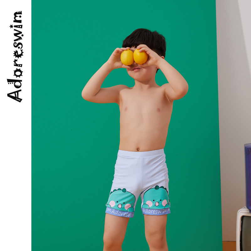 Aidol 2021 new children's swimming trunks children's men's beach middle and large boy baby fashion hot spring swimming trunks