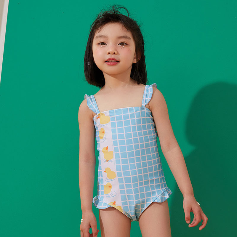 Love Doll 2021 new girl swimsuit children two-piece harness cute swimsuit women's baby spa swimsuit
