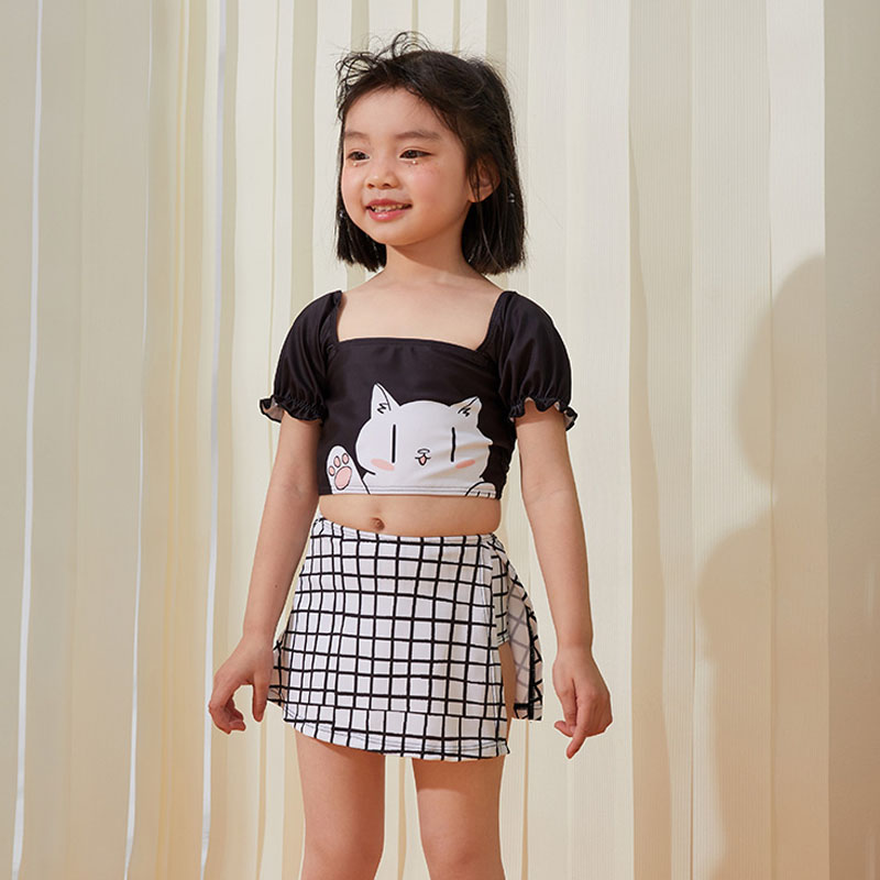 Edor originally originally 2021 new children's swimsuit girls split swimsuit style cute hot spring swimsuit