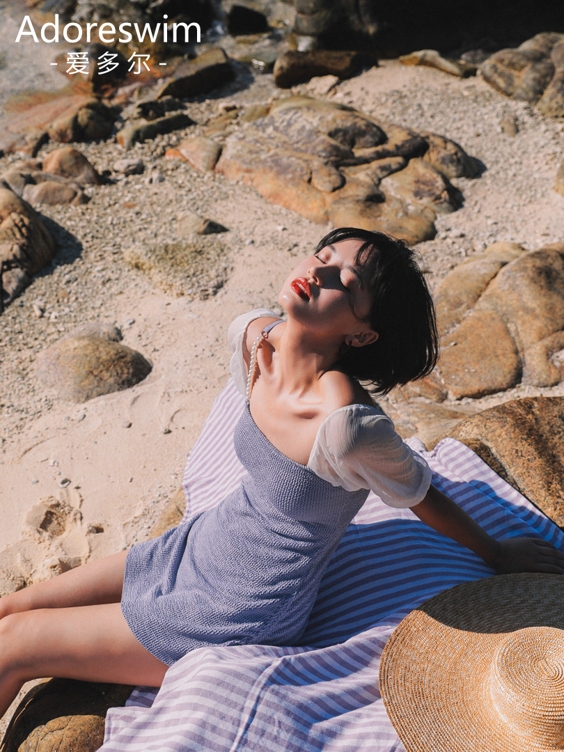 Adore Korea ins net red fairy Fan conservative cover belly thin student swimsuit sex drive hot spring one-piece swimsuit