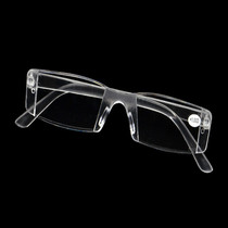Japan imported PC one-piece resin reading glasses for men and women super light rimless presbyopia glasses fashion and comfortable flower glasses