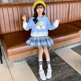 Осенний модный детский спортивный комплект, подходит для подростков, популярно в интернете, в западном стиле, коллекция 2021