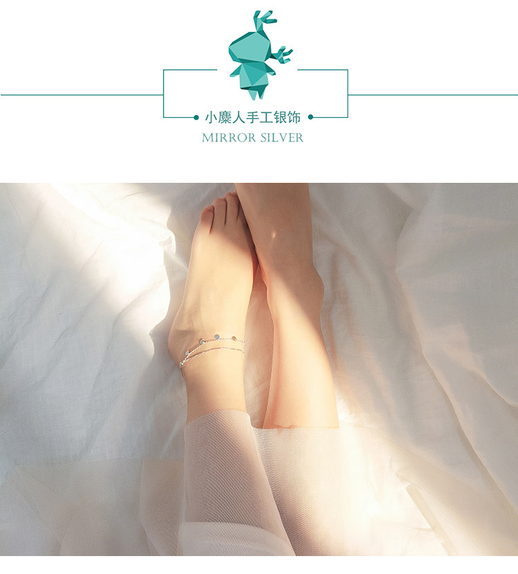 Bracelet de cheville Femme en Argenterie - Ref 3103594 Image 10