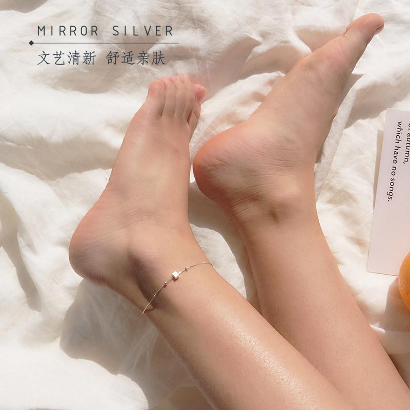 Bracelet de cheville Femme en Argenterie - Ref 3103903 Image 3