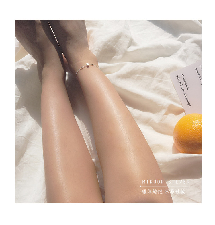 Bracelet de cheville Femme en Argenterie - Ref 3103903 Image 12