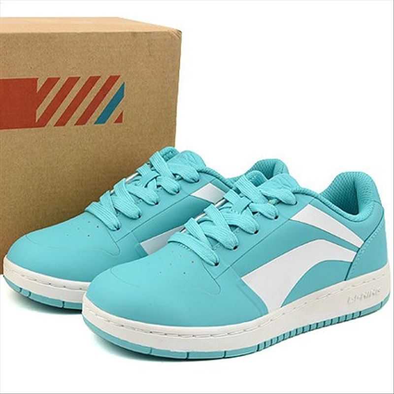Giày thể thao nữ Li Ning Giày thường mùa thu 2018 màu sắc cổ điển phù hợp với giày thể thao chống trượt thoải mái ALCG142 giày thể thao nữ chính hãng
