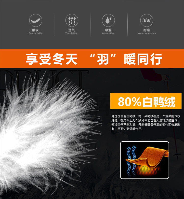 Li Ning nam xuống áo khoác mùa đông nam mới chống gió và thoáng khí Slim trùm đầu ngắn thể thao ấm áp xuống áo khoác áo phao nữ cao cấp