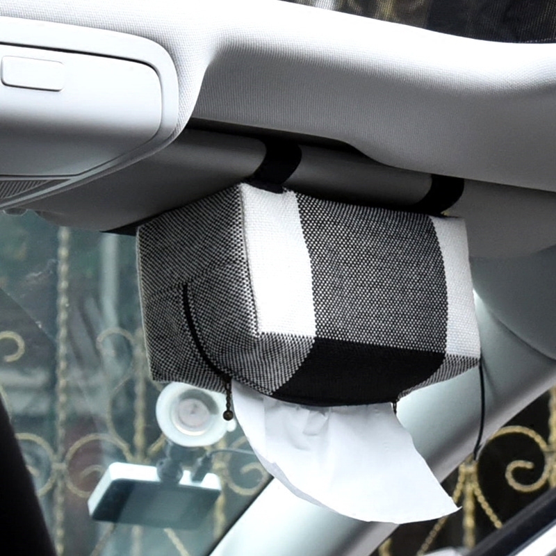 VISOR PAPER TOWELS BOX CAR SUN SHIELD PULL-OUT PAPER BOX CAN BE FIXED FOR VEHICULAR CLOTH ART CONVENIENT INSTALLATION-TAOBAO