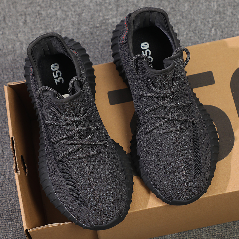 Baiyi Coconut Shoes Men's Shoes 350 Black Men's Shoes Soft Sole Autumn Breathable Running Shoes Sports Casual Shoes Putian Shoes