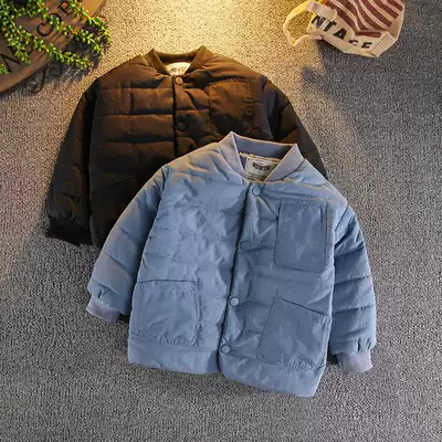 Children's clothing boy cotton slim 2020 new 4 year old children's winter coat thick baby cotton padded 6 little boys