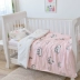 Bộ đồ giường trẻ em cotton ba mảnh tùy chỉnh với bộ chăn ga gối cho bé sáu mảnh 	bộ chăn ga gối đệm cho bé gái Bộ đồ giường trẻ em