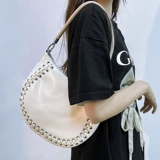 Сумка подмышку, вместительная и большая сумка через плечо, сумка на одно плечо, Южная Корея, осенняя