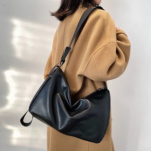 Универсальная вместительная и большая японская сумка через плечо на одно плечо