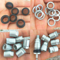 Automobile aluminum alloy valve fitting nut sealing ring gasket hat screw rubber ring valve core