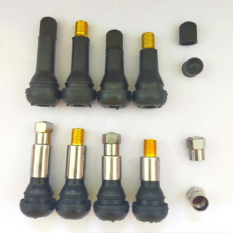 Car vacuum tire gas door nozzle tire gas nozzle vacuum mouth rubber mouth with valve core cap TR413 TR414