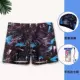 Đồ bơi nam Boxer chống ngượng ngùng Quần áo tắm nam thoải mái Phù hợp với người béo cộng với kích thước lỏng lẻo Thiết bị bơi suối nước nóng - Nam bơi đầm